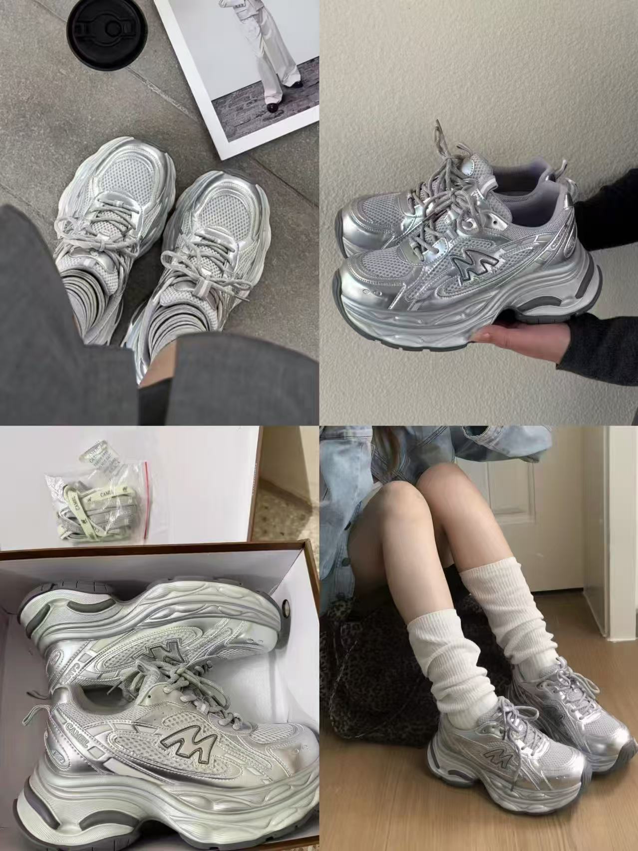 骆驼银河3代老爹鞋女厚底秋季新款 120元 - 86线报