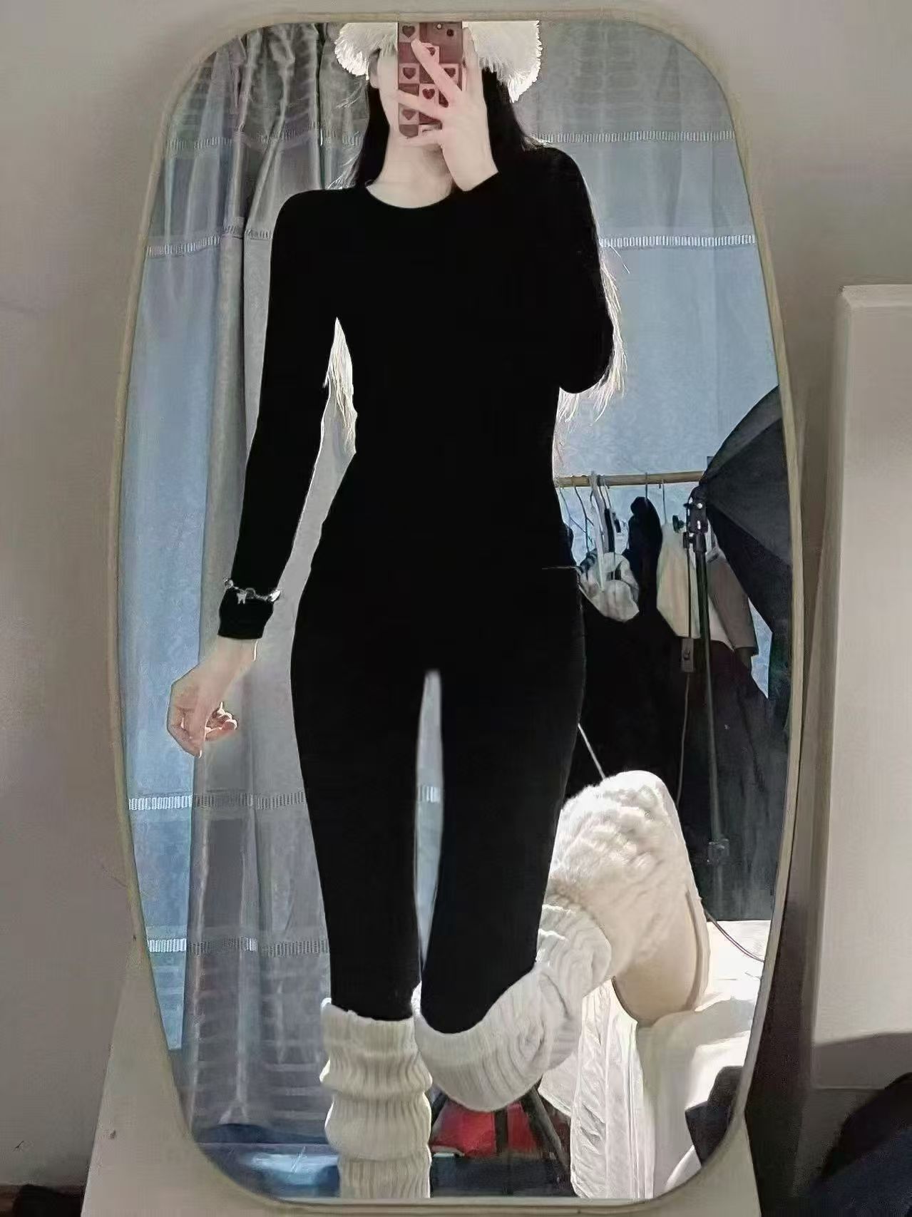简云含羊毛蚕丝德绒保暖内衣女无痕加绒发热打底秋衣秋裤男套装HD 55.9元 - 86线报