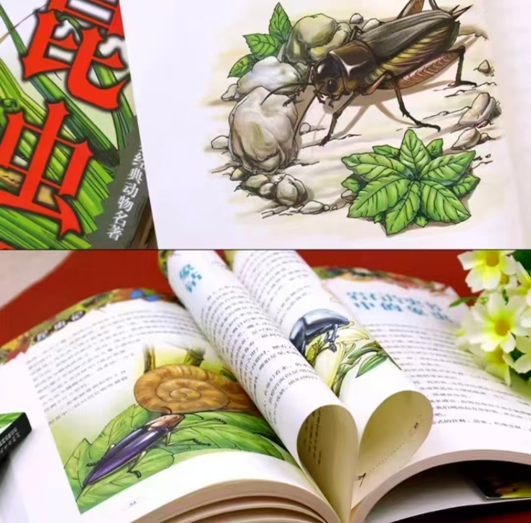 凤凰新华昆虫记美绘版上下册合集小学版法布尔全集彩绘版 16.4元 - 线报酷