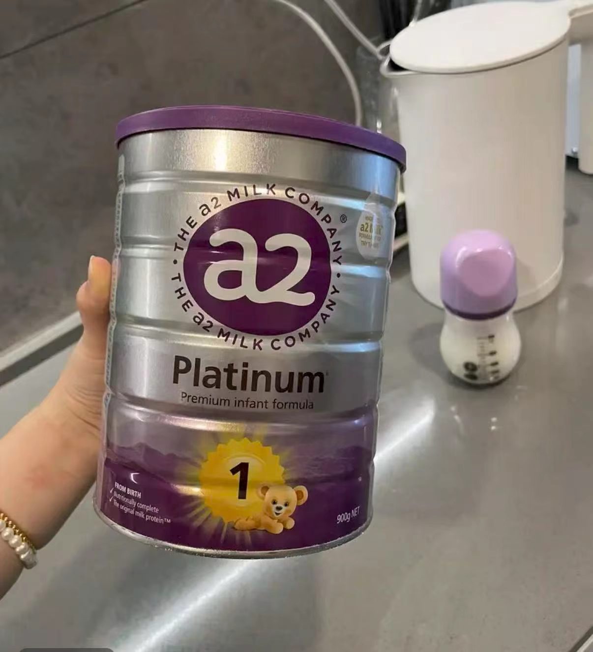 A2澳洲原装紫白金版婴儿配方奶粉1段（0-6个月）400g 78.4元 - 线报酷