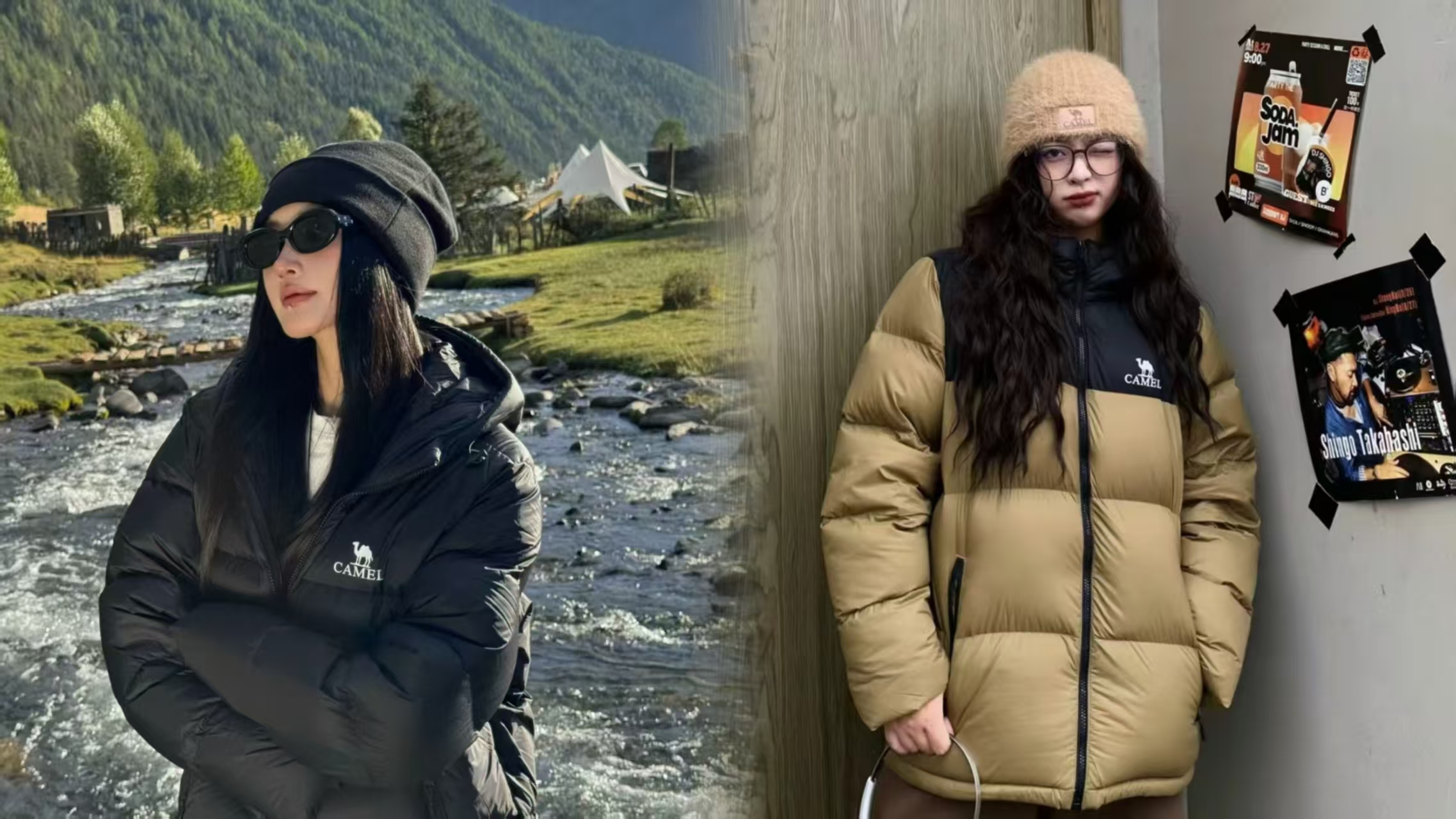 骆驼火山羽绒服男冬季短款连帽面包外套 365.1元 - 86线报