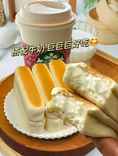 比比赞水牛乳蛋白棒面包整箱健康早餐充饥糕点小吃小零食休闲食品 图片 4