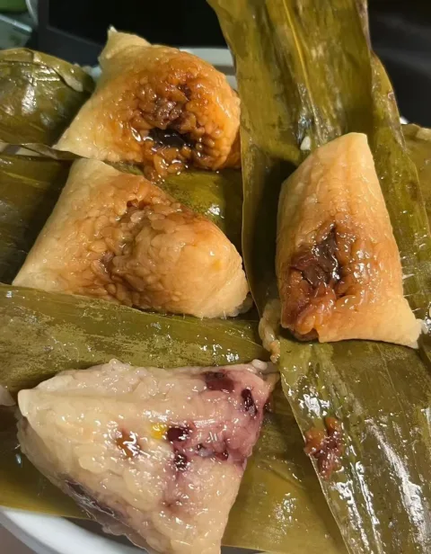 陶陶居嘉兴蛋黄肉粽甜粽蜜枣豆沙新鲜粽子礼盒装端午节广州特产 图片 3
