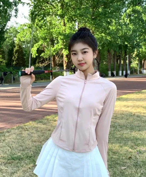 【超值特惠】小野和子立领修身防晒衣女防紫外线运动防晒外套TK 图片 1