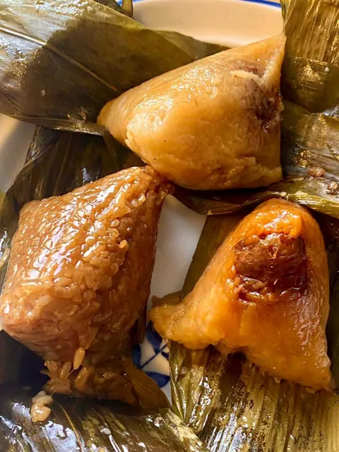陶陶居嘉兴蛋黄肉粽甜粽蜜枣豆沙新鲜粽子礼盒装端午节广州特产 图片 4