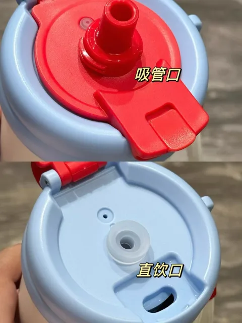 哈尔斯吸管保温杯陶瓷内胆女高颜值水杯学生便携咖啡杯子2026新款 图片 3