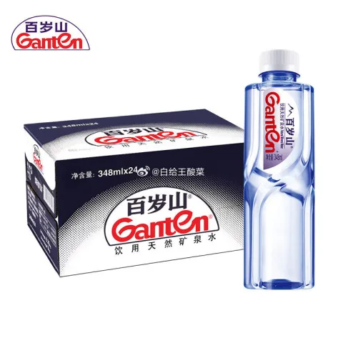 GANTEN/景田 饮用天然矿泉水348ml*24瓶