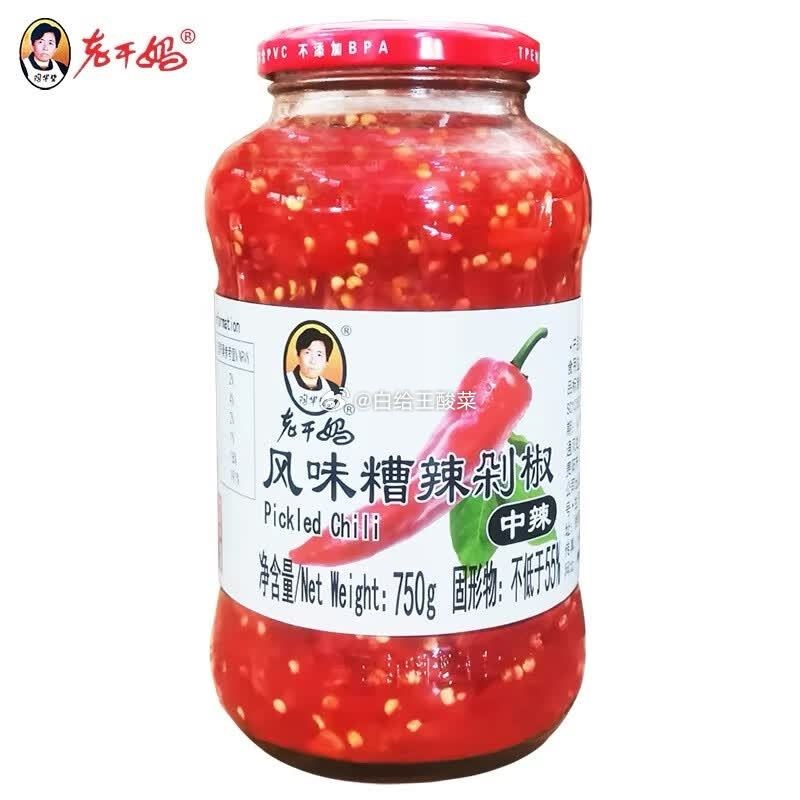 老干妈风味糟辣剁椒750克 14.5元 - 86线报