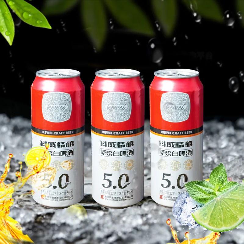 科威精酿德式5.0原浆白啤酒500mL*12罐整箱装 24.3元 - 86线报