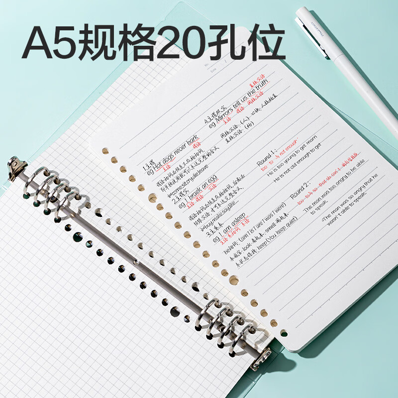 得力NA540-2A5横线活页替芯40张20孔 拍2件 0.8元 - 86线报