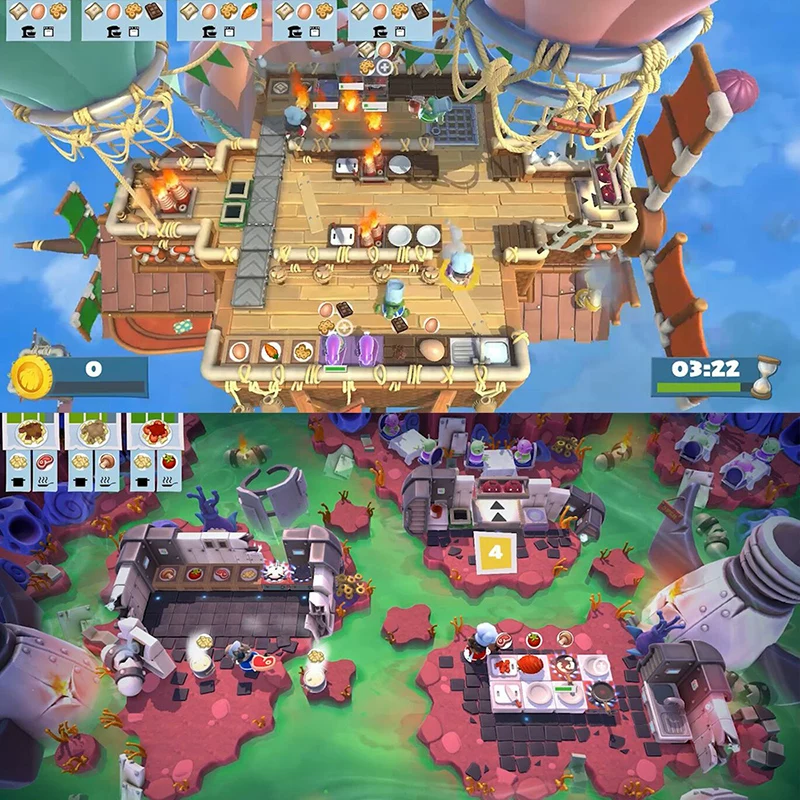 任天堂日版胡闹厨房1+2+全DLC任天堂Switch游戏卡带中文 228元 - 86线报