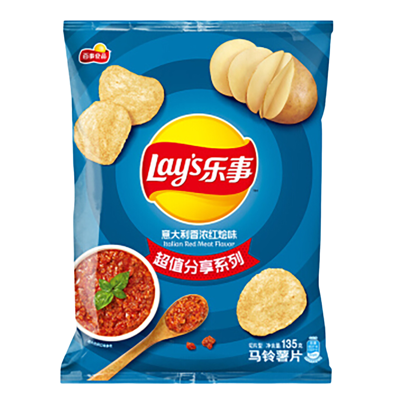 乐事超值分享系列薯片红烩味135g×11件任选 76.79元 - 86线报 乐事超值分享系列薯片红烩味135g×11件任选 76.79元 - 86线报