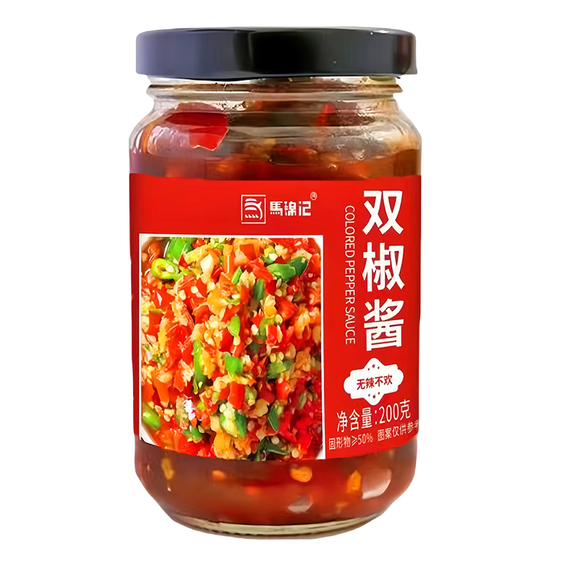 马锦记双椒酱彩椒酱200g×2瓶 4.2元 - 86线报