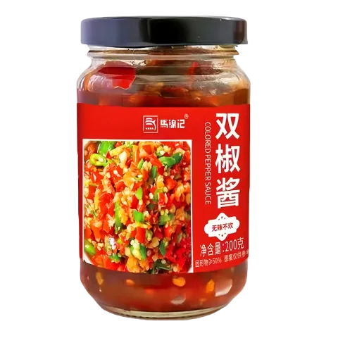 马锦记 双椒酱 彩椒酱 200g×2瓶 4.2元包邮 图片 2