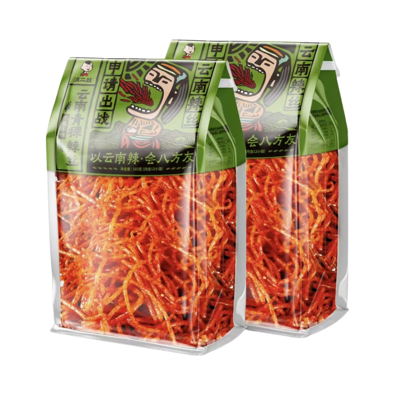 滇二娃青稞辣丝香辣味180g×3包 10.93元 - 线报酷