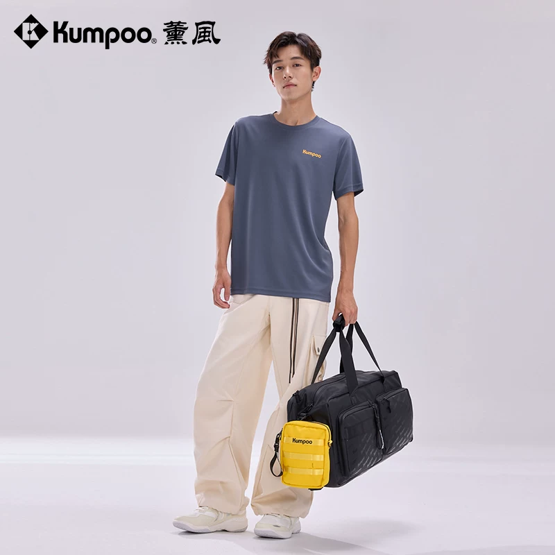 KUMPOO羽毛球服速干透气短袖T恤黑色XXL 24.5元 - 86线报