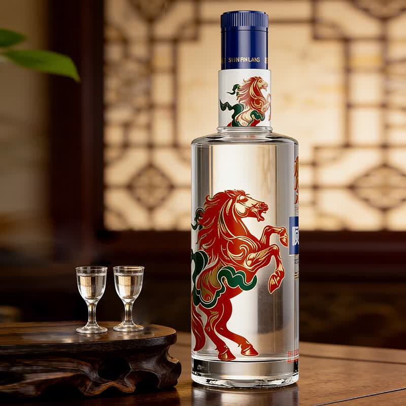 郎酒顺品郎蓝顺马年纪念酒53度兼香型白酒1.5L*6瓶六瓶装 660元 - 86线报