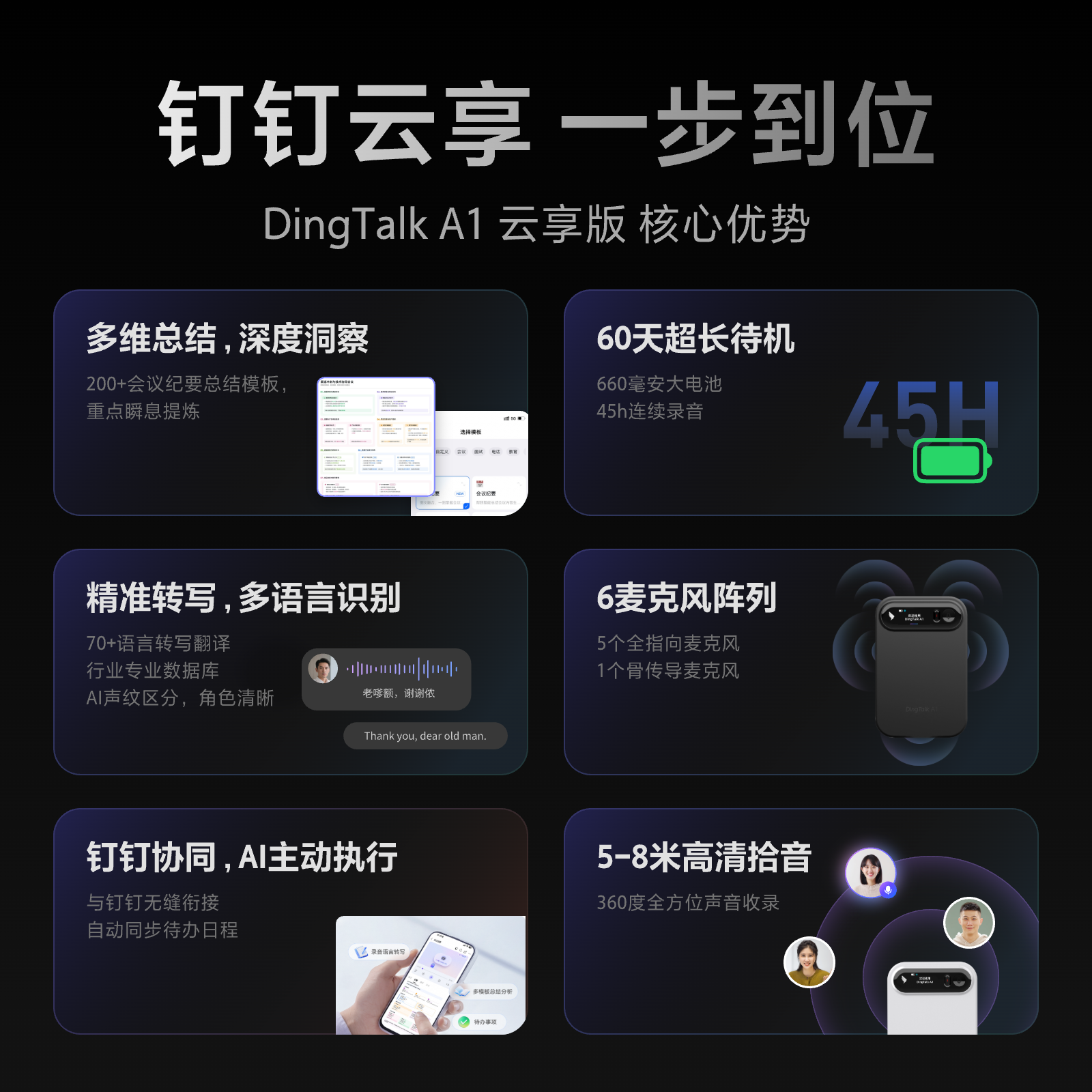 钉钉A1DingTalk A1智能AI录音笔 769元 - 86线报