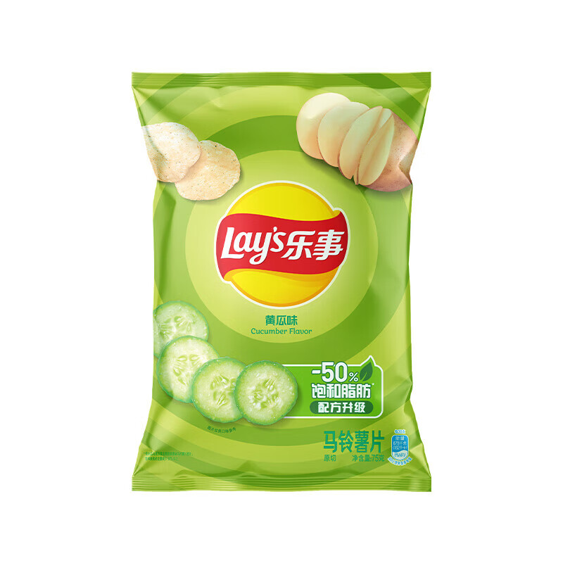 乐事马铃薯片黄瓜味75g 需买4件 2.9元 - 线报酷