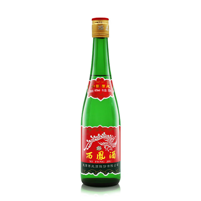 西凤酒45度高脖绿瓶陕西特产口粮酒500ml*12瓶凤香型粮食整箱白酒 360.84元 - 86线报