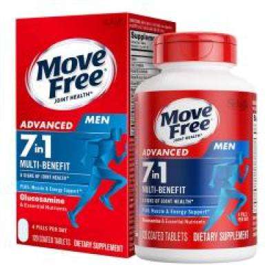 Move Free益节7合1男士硫酸氨糖软骨素120粒 417元 - 86线报 Move Free益节7合1男士硫酸氨糖软骨素120粒 417元 - 86线报