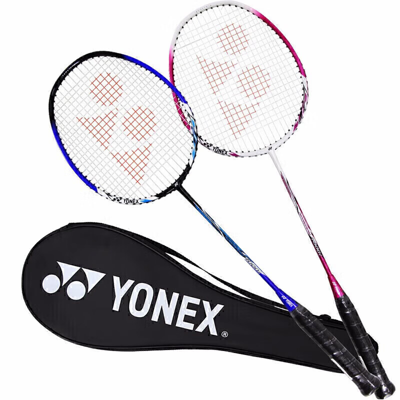 YONEX 羽毛球拍对拍碳素中杆比赛训练锐速高弹均衡NR7000I已穿线附手胶 - 86线报