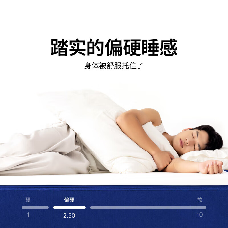 蓝盒子Z1小石头记忆棉弹簧床垫180*200*22cm 3147.49元 - 线报酷