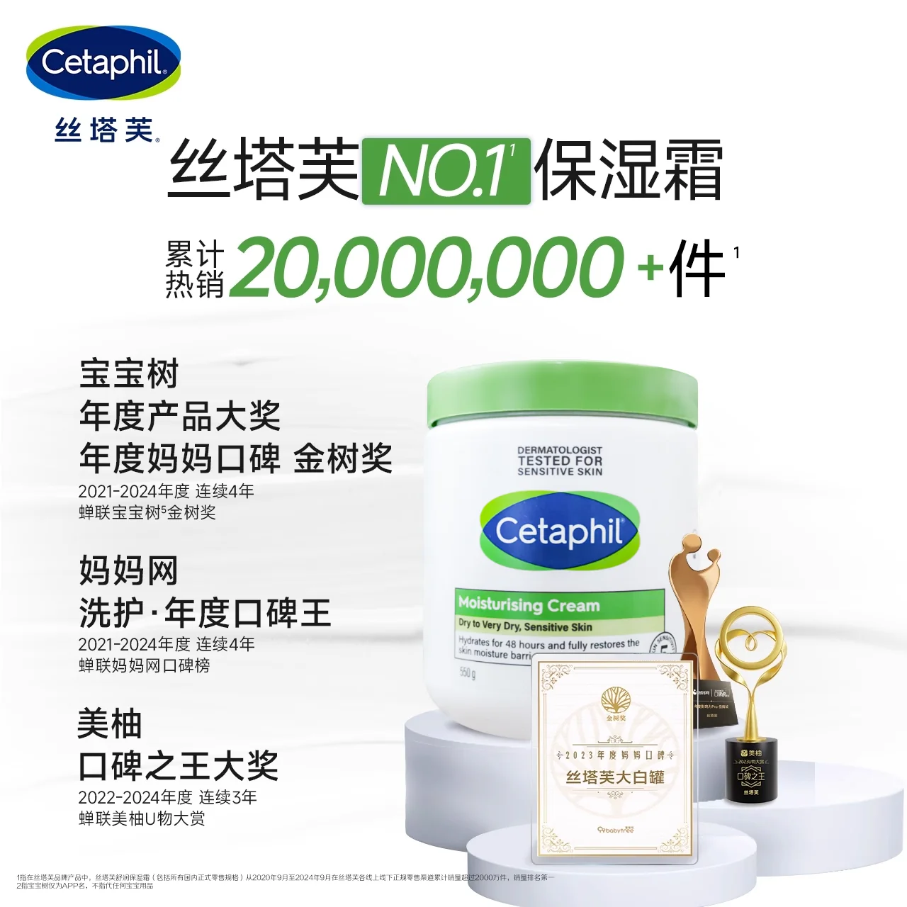 丝大白罐面霜550g保湿润霜身体乳敏感肌含烟酰胺正品 63.15元 - 线报酷