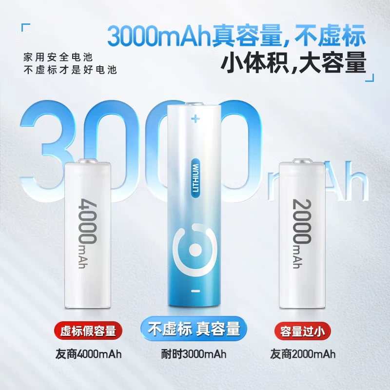 耐时 耐低温 锂铁电池7号八节 券后22.9元 满49减22元 - 86线报
