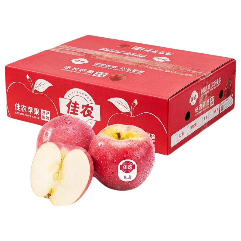 佳农云南红露苹果大果净重4.5斤单果190g+ 59.8元 - 86线报