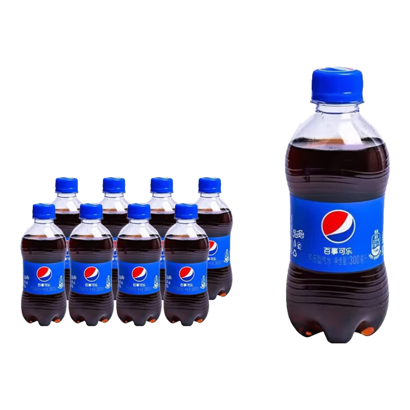 百事可乐经典可乐300ml*8瓶 9.89元 - 86线报
