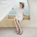 限移动端：真美诗 水果篮子2026夏新款羊皮雏菊编织透气勃肯鞋包头拖鞋女外穿 728元（淘金币可抵9.98元起） 图片 1