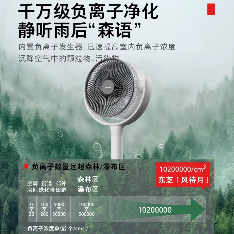东芝负离子直流变频智能语音落地扇 290.72元 - 86线报