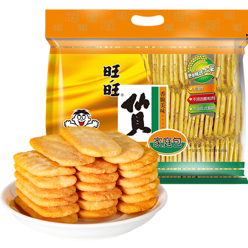 旺旺 仙贝 400g 家庭包 11元 - 86线报
