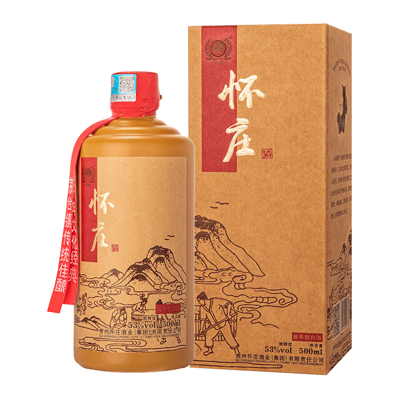 怀庄1983酒酱香型白酒53度500ml单瓶装 17.9元 - 线报酷