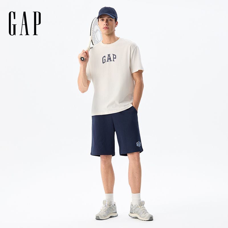 Gap男女装春季款纯棉印花logo短袖T恤基础款宽松上衣 36元 - 线报酷
