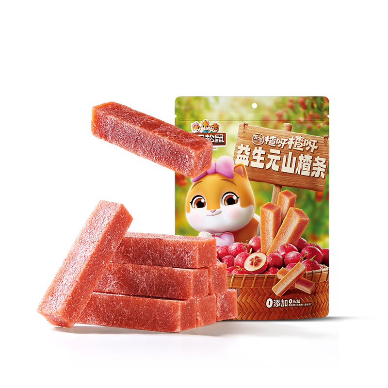 三只松鼠益生元山楂条500g 6.8元 - 86线报 三只松鼠益生元山楂条500g 6.8元 - 86线报