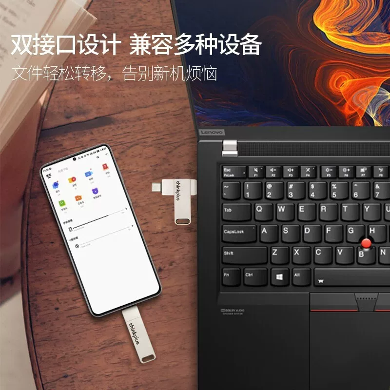 联想u盘thinkplus正品高速usb3.2金属投标办公迷你车载电脑优盘 18.9元 - 86线报