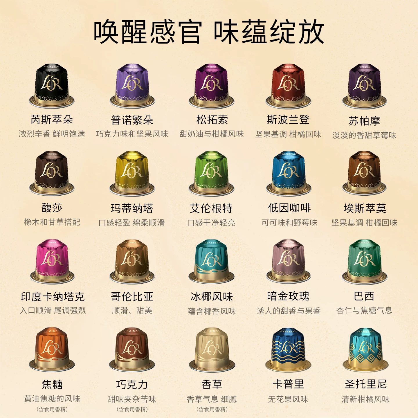 L'OR L′or咖啡胶囊芮斯萃朵﹣浓度11*7盒70粒 157.48元 - 86线报