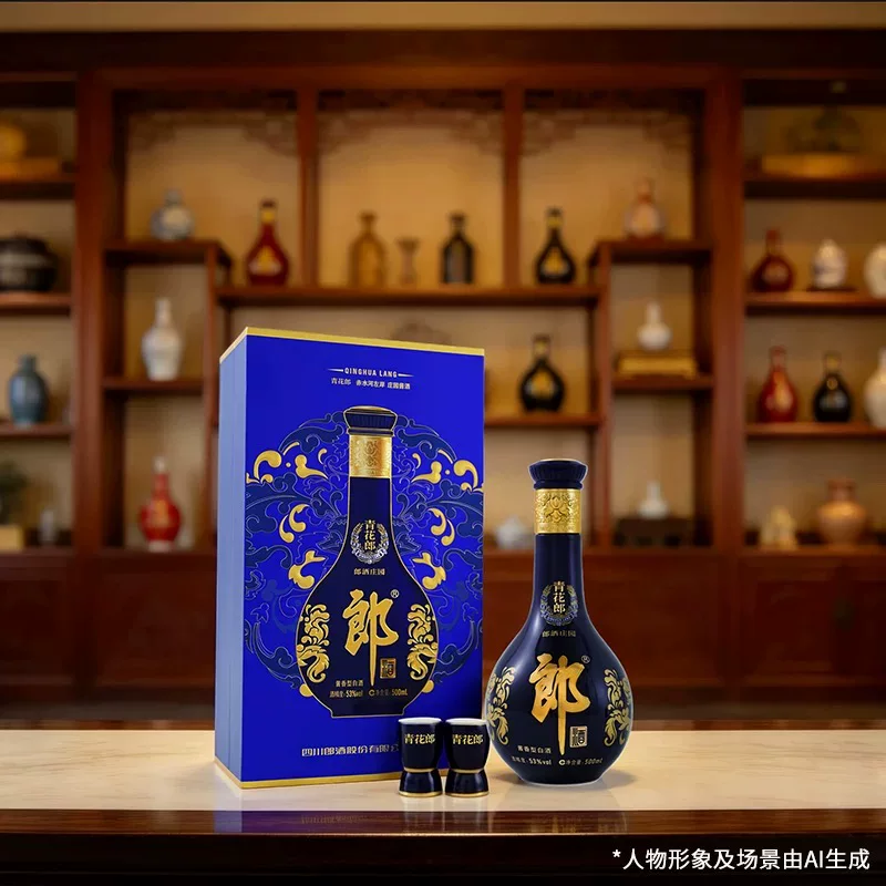 郎酒青花郎第5代 53度500mL*1单瓶 高档白酒送礼 678.2元 - 清风线报