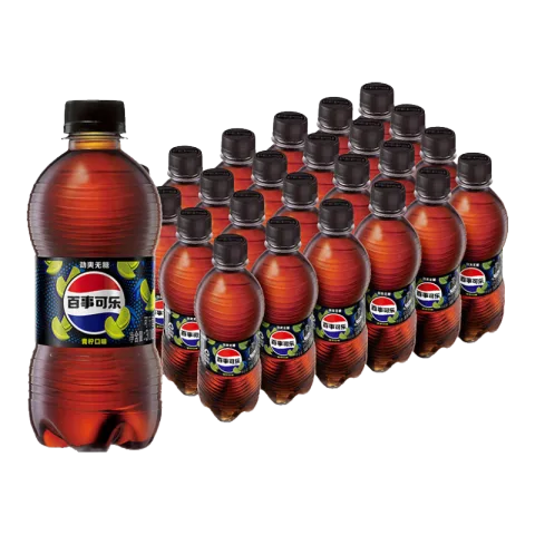 再降价：百事 无糖青柠味碳酸饮料 300ml×24瓶 *7件 22.56元/件（共157.94元） 图片 2