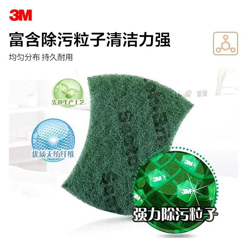 3M Scotch-Brite 思高 6105百洁布 5片 5.8元 - 86线报