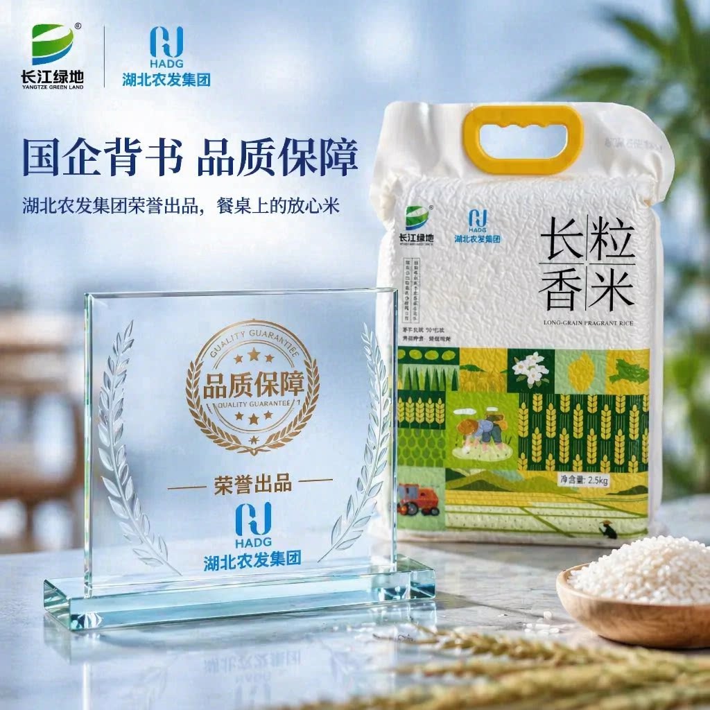 湖北农发长江绿地长粒香米大米新米锁鲜装优质大米1斤 0.99元 - 86线报