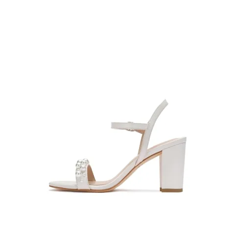 限移动端：STUART WEITZMAN SW GOLDIE 75 BLOCK SANDAL 粗高跟一字带凉鞋女 1937.82元 图片 2