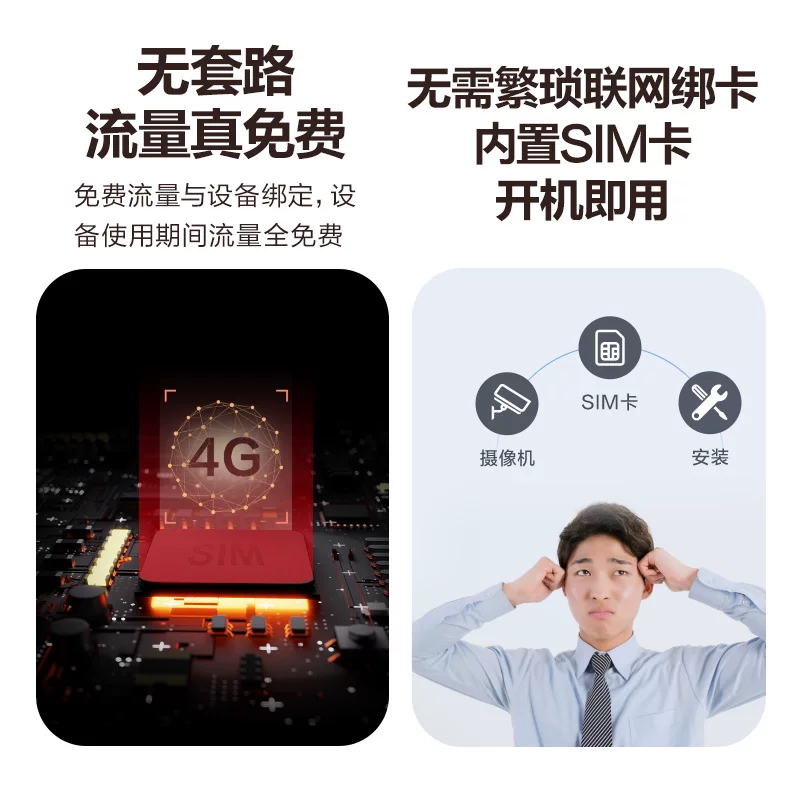 萤石H6 4G网络云台360无线智能摄像头家用手机远程监控流量免费用 341.83元 - 86线报