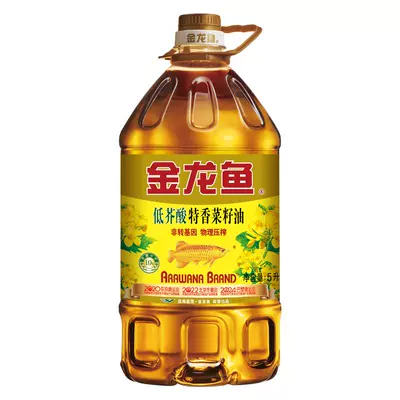 金龙鱼5L低芥酸特香菜籽油非转基因 38.29元 - 86线报 金龙鱼5L低芥酸特香菜籽油非转基因 38.29元 - 86线报