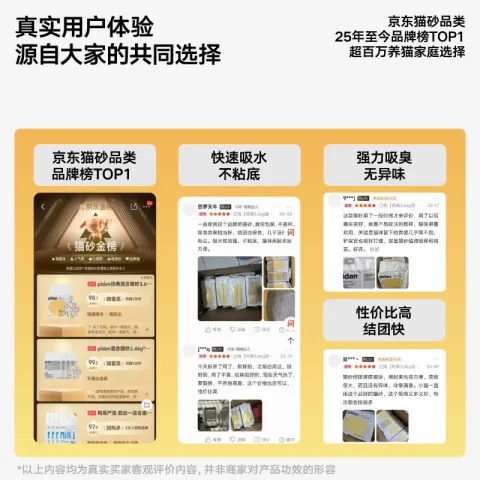 pidan 混合豆腐猫砂 豆腐膨润土皮蛋猫砂除臭结团快猫砂3.6kg*4包 63元 图片 2