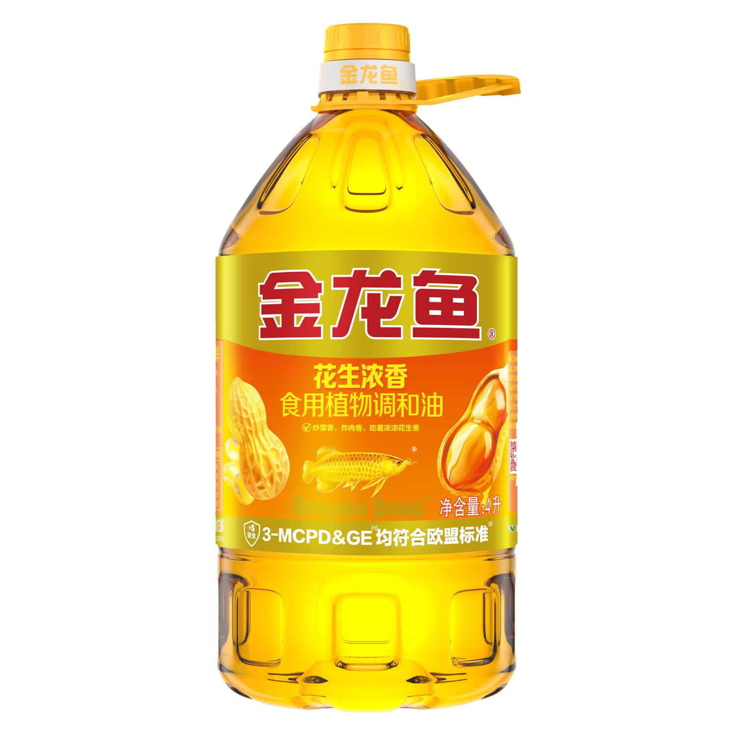 金龙鱼花生浓香型食用植物调和油4L 40.9元 - 86线报