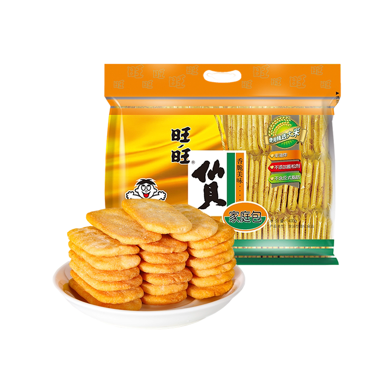旺旺 仙贝雪米饼400g 券后12.4元 - 86线报