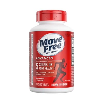 益节movefree红瓶氨糖软骨素氨基葡萄糖维骨力80粒 93.8元 - 86线报